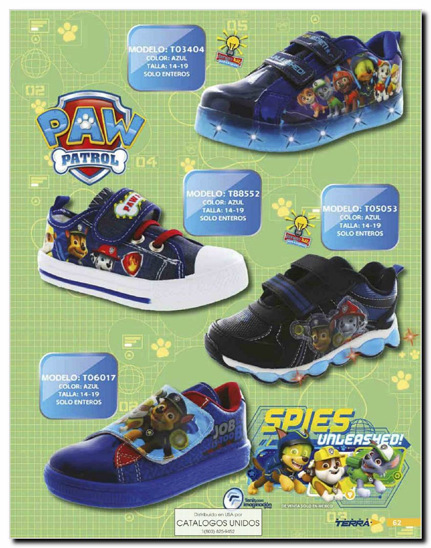 Llamanos al 1(800) 825-9452<br>Catalogos USA<br>(63 of 135)