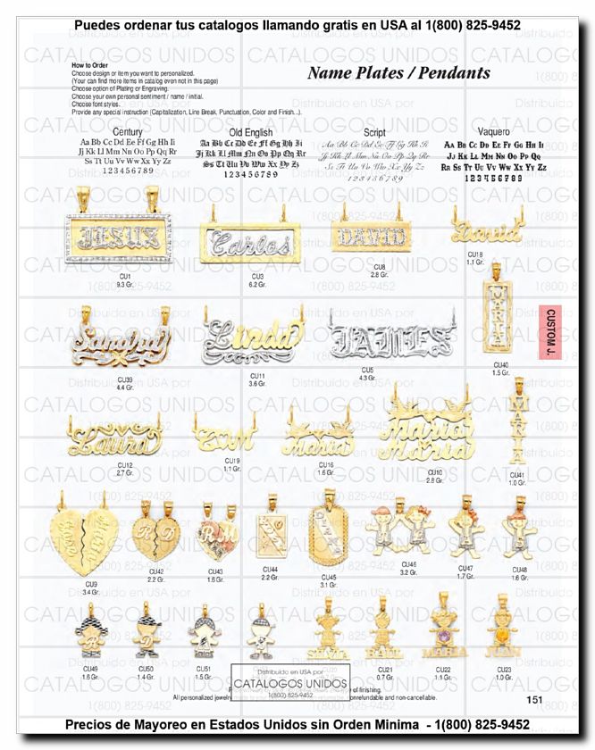 Llamanos al 1(800) 825-9452<br>Catalogos USA<br>(152 of 294)