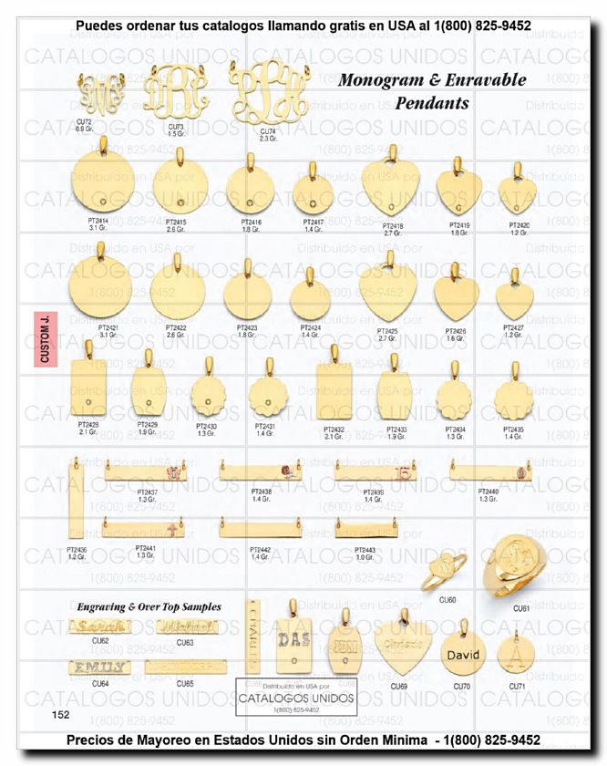 Llamanos al 1(800) 825-9452<br>Catalogos USA<br>(153 of 294)