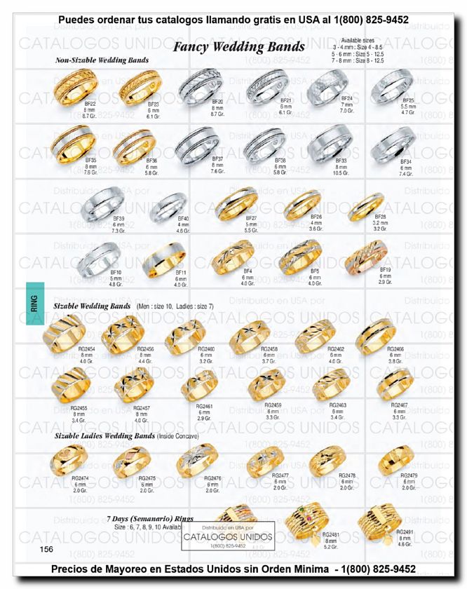 Llamanos al 1(800) 825-9452<br>Catalogos USA<br>(157 of 294)