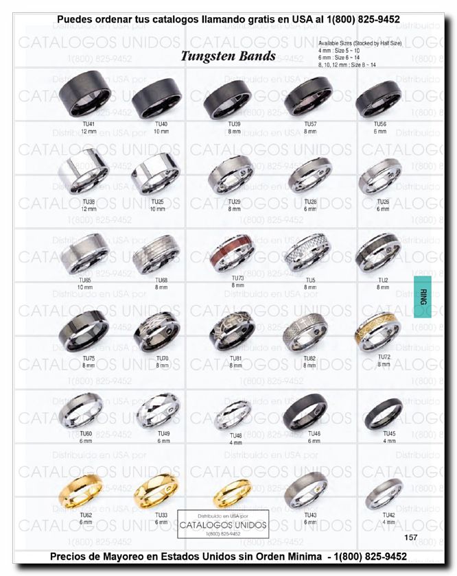 Llamanos al 1(800) 825-9452<br>Catalogos USA<br>(158 of 294)