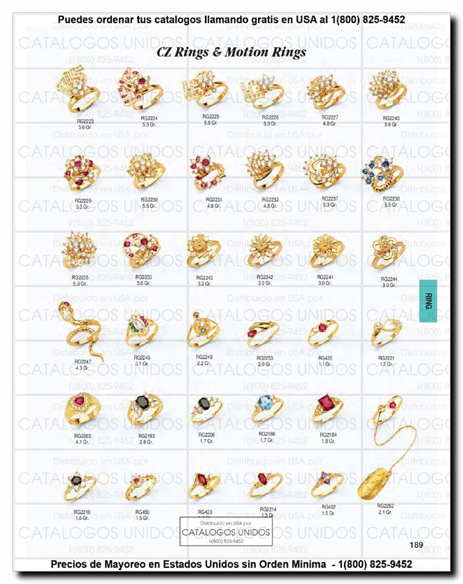 Llamanos al 1(800) 825-9452<br>Catalogos USA<br>(190 of 294)