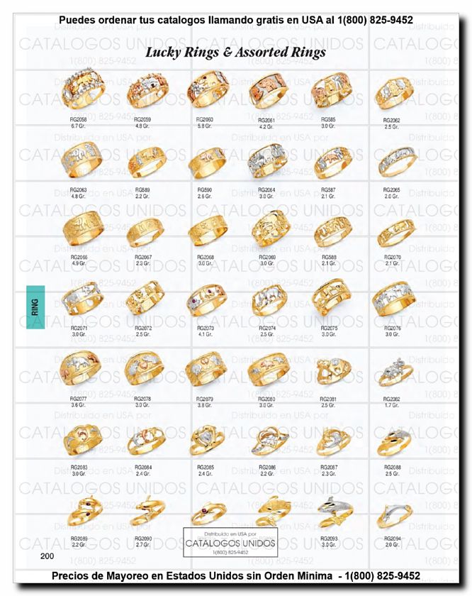 Llamanos al 1(800) 825-9452<br>Catalogos USA<br>(201 of 294)