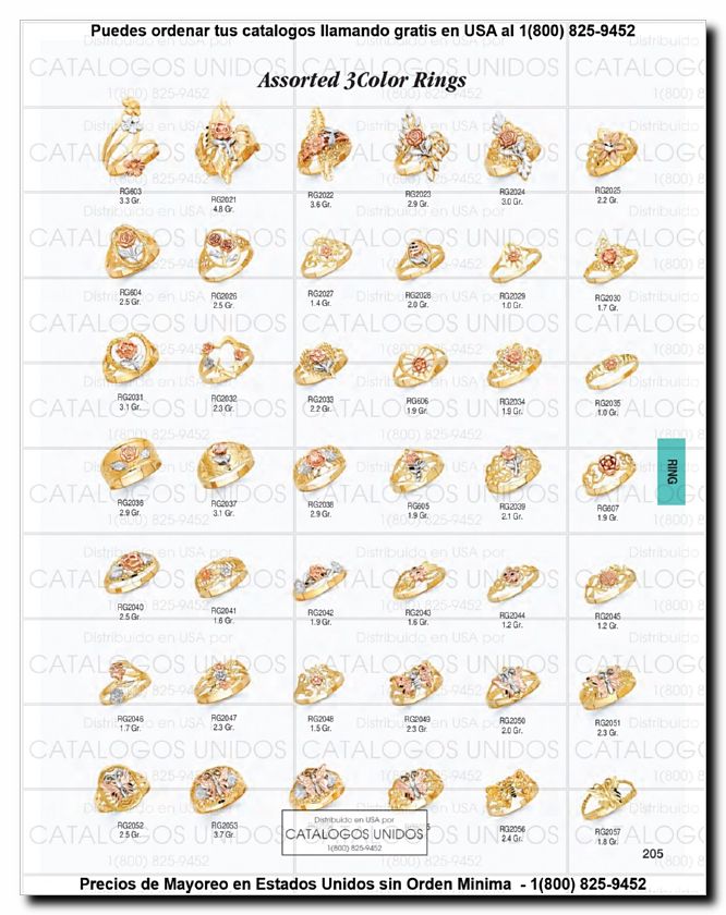 Llamanos al 1(800) 825-9452<br>Catalogos USA<br>(206 of 294)