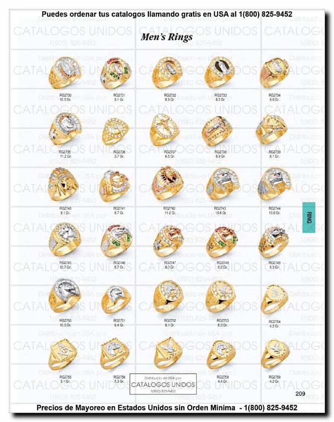 Llamanos al 1(800) 825-9452<br>Catalogos USA<br>(210 of 294)