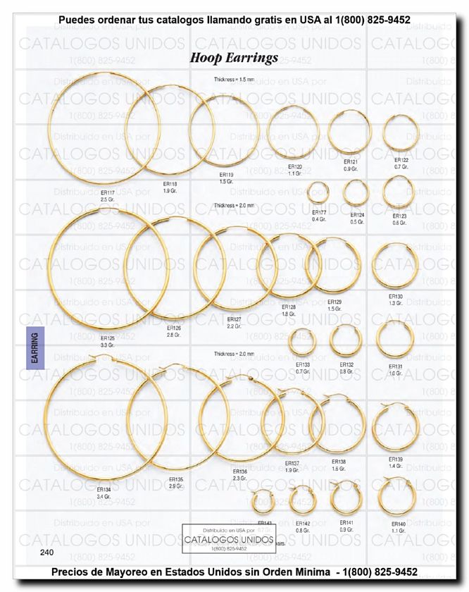 Llamanos al 1(800) 825-9452<br>Catalogos USA<br>(241 of 294)