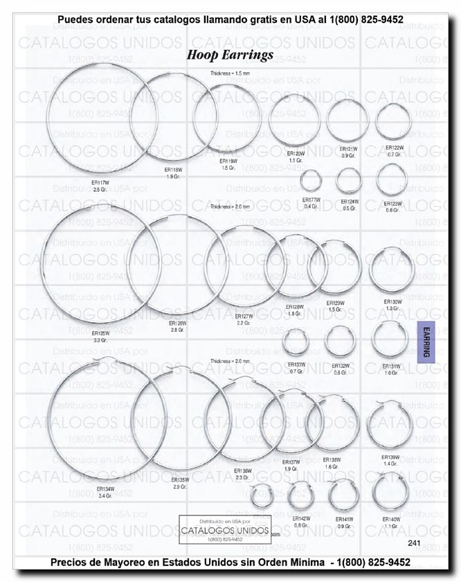 Llamanos al 1(800) 825-9452<br>Catalogos USA<br>(242 of 294)