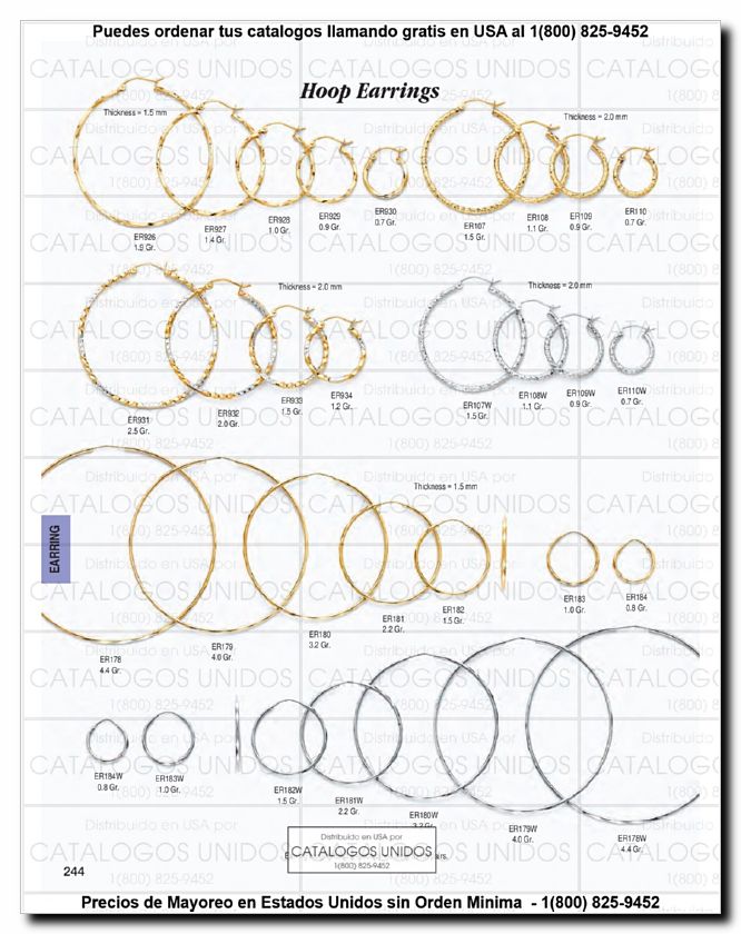 Llamanos al 1(800) 825-9452<br>Catalogos USA<br>(245 of 294)