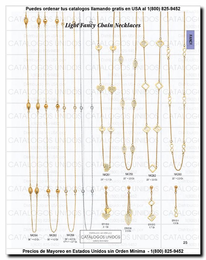 Llamanos al 1(800) 825-9452<br>Catalogos USA<br>(26 of 294)
