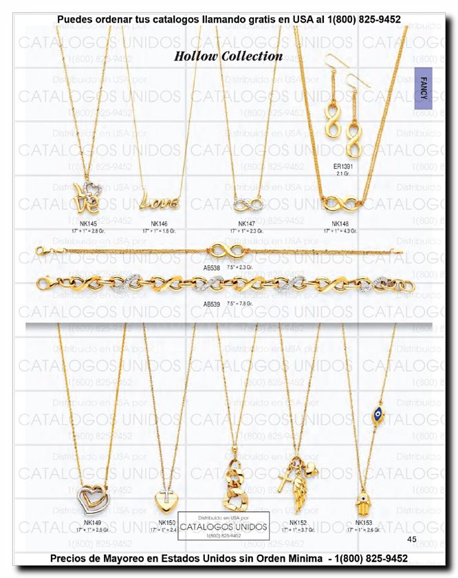 Llamanos al 1(800) 825-9452<br>Catalogos USA<br>(46 of 294)