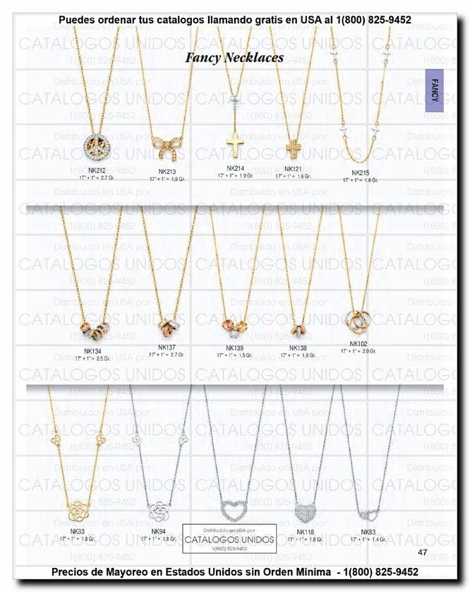 Llamanos al 1(800) 825-9452<br>Catalogos USA<br>(48 of 294)