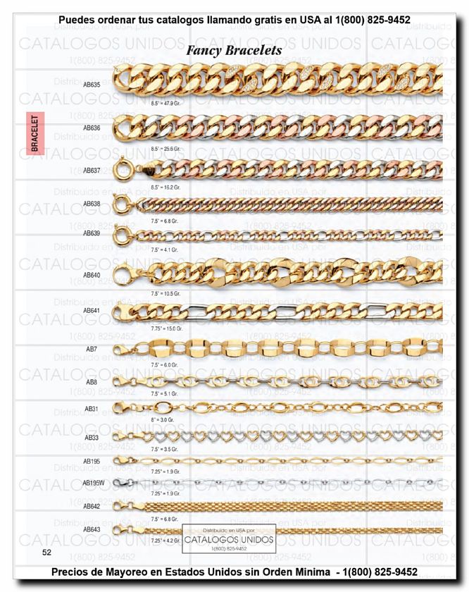 Llamanos al 1(800) 825-9452<br>Catalogos USA<br>(53 of 294)