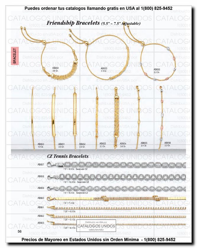 Llamanos al 1(800) 825-9452<br>Catalogos USA<br>(57 of 294)