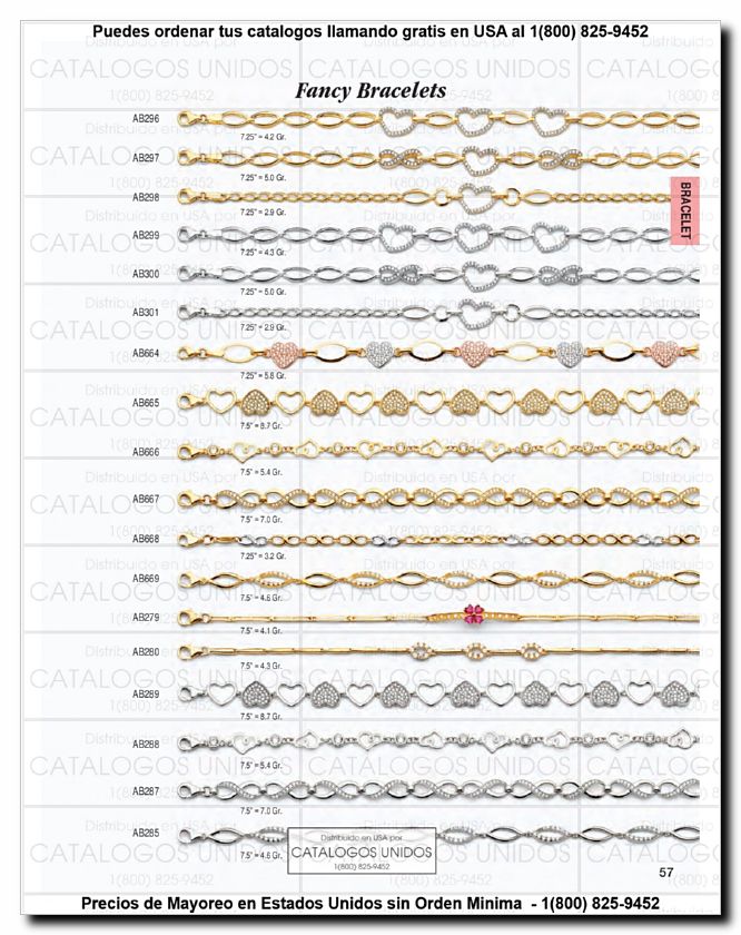 Llamanos al 1(800) 825-9452<br>Catalogos USA<br>(58 of 294)