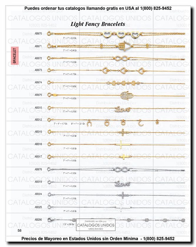 Llamanos al 1(800) 825-9452<br>Catalogos USA<br>(59 of 294)