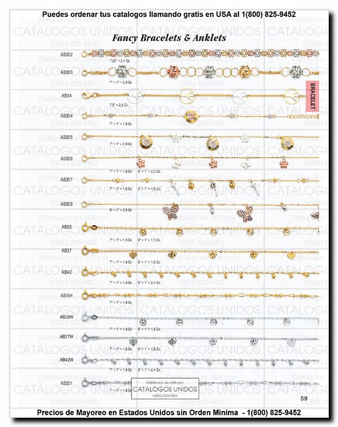 Llamanos al 1(800) 825-9452<br>Catalogos USA<br>(60 of 294)