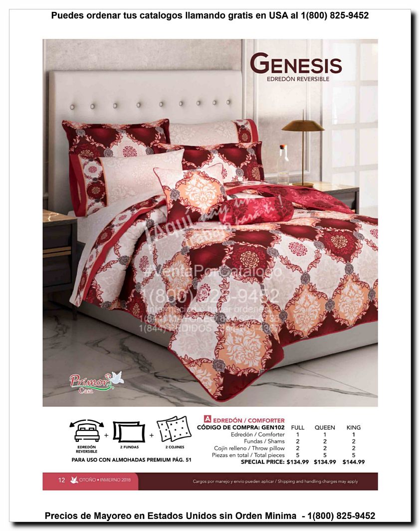 Llamanos al 1(800) 825-9452<br>Catalogos USA<br>(12 of 129)