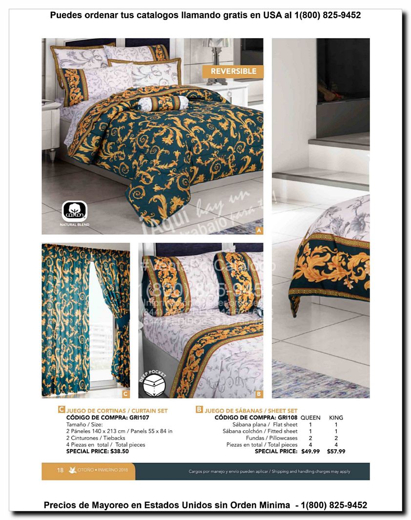 Llamanos al 1(800) 825-9452<br>Catalogos USA<br>(18 of 129)