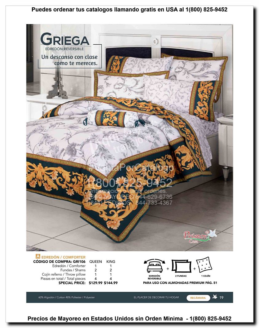 Llamanos al 1(800) 825-9452<br>Catalogos USA<br>(19 of 129)