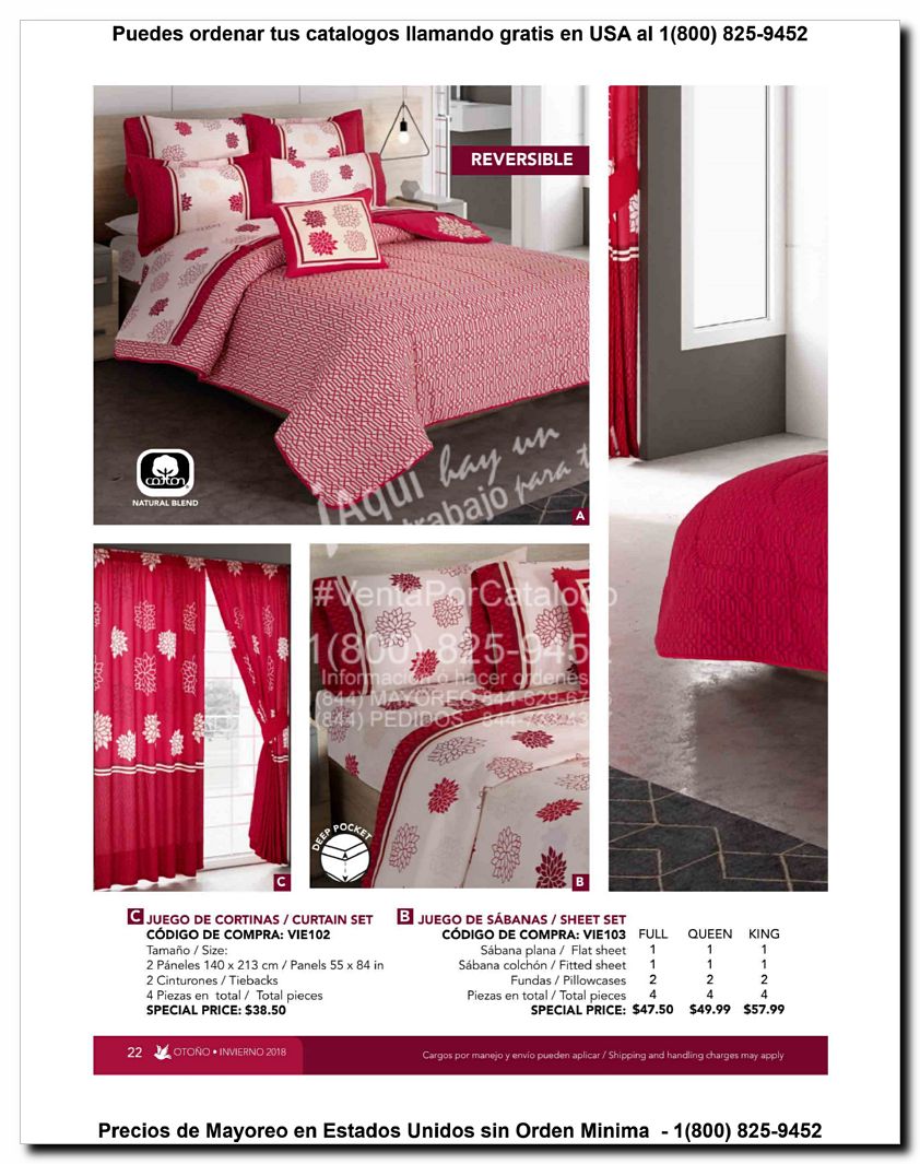 Llamanos al 1(800) 825-9452<br>Catalogos USA<br>(22 of 129)
