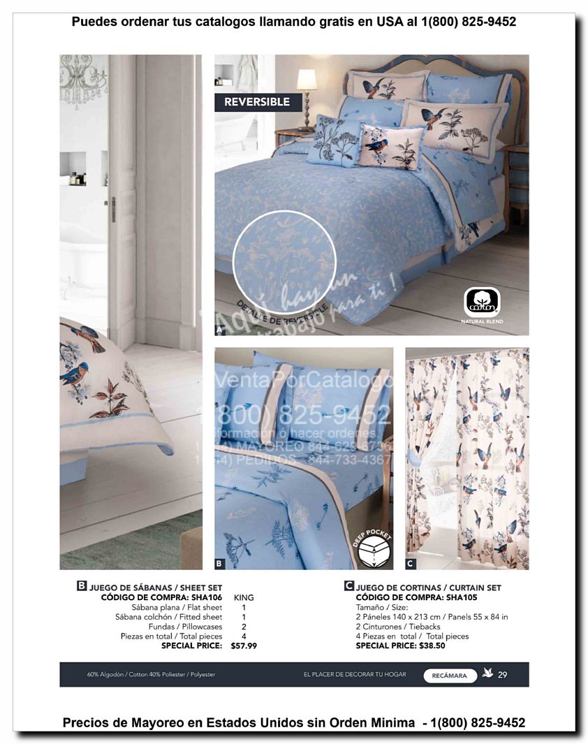 Llamanos al 1(800) 825-9452<br>Catalogos USA<br>(29 of 129)