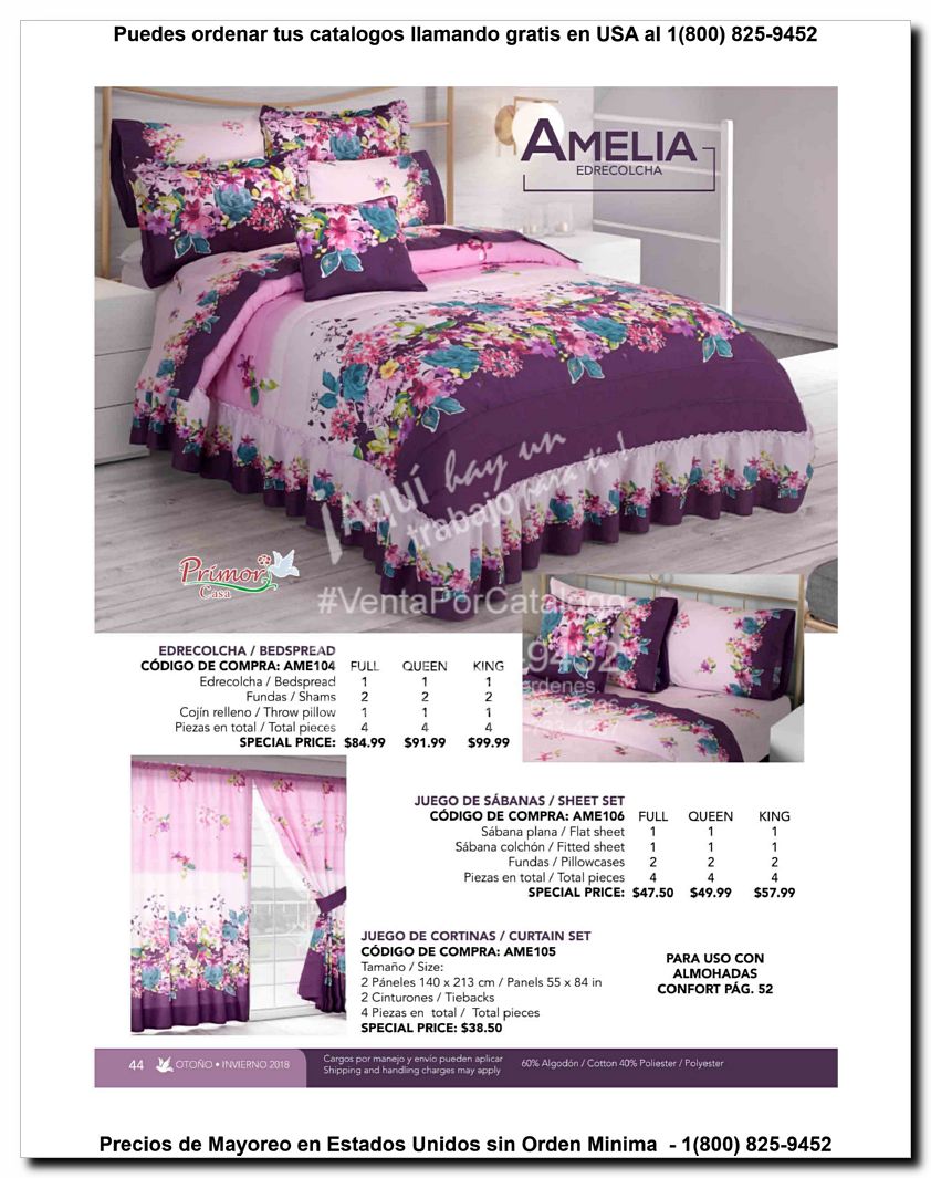 Llamanos al 1(800) 825-9452<br>Catalogos USA<br>(44 of 129)