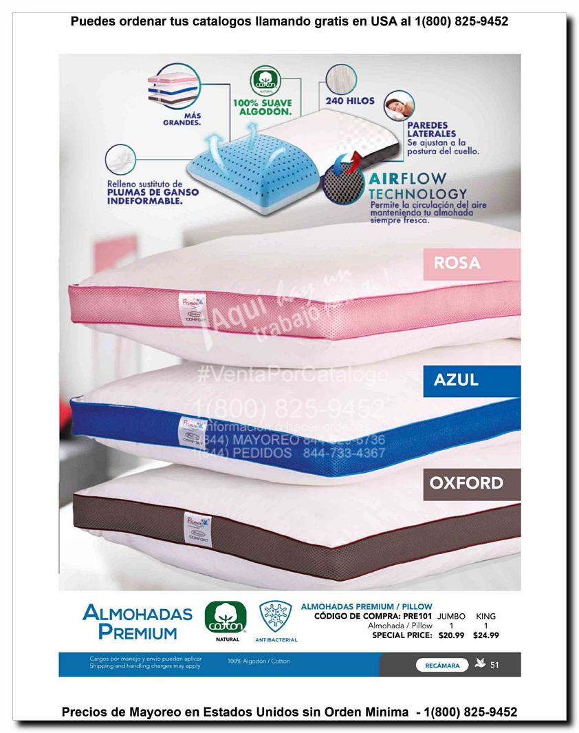 Llamanos al 1(800) 825-9452<br>Catalogos USA<br>(51 of 129)