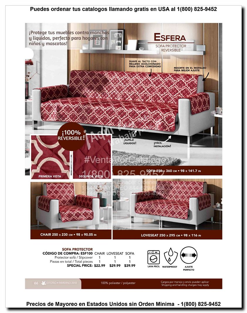 Llamanos al 1(800) 825-9452<br>Catalogos USA<br>(66 of 129)