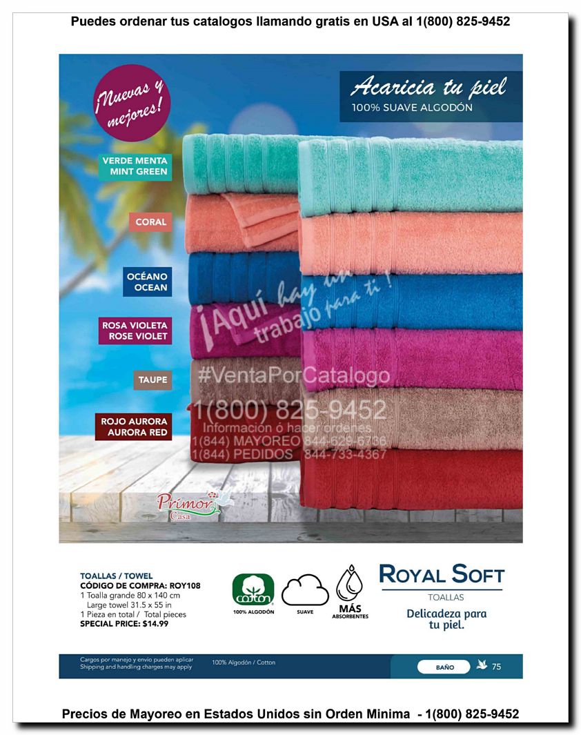 Llamanos al 1(800) 825-9452<br>Catalogos USA<br>(75 of 129)