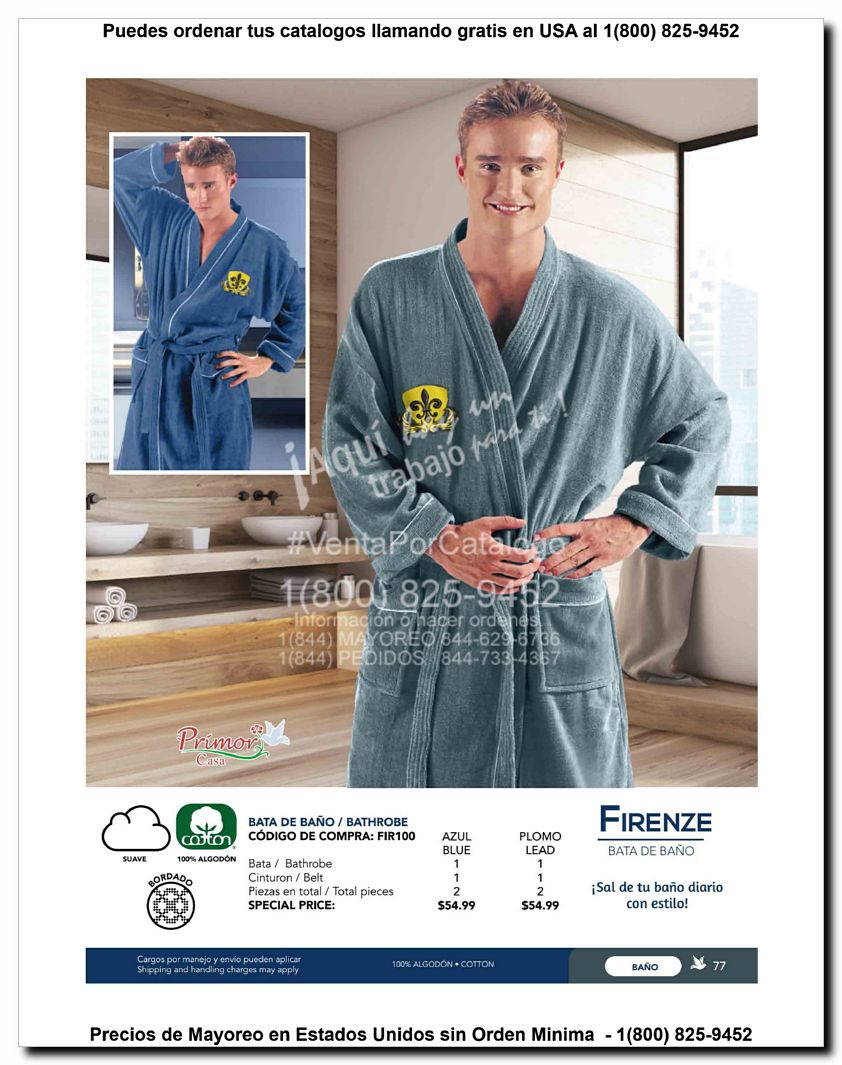 Llamanos al 1(800) 825-9452<br>Catalogos USA<br>(77 of 129)