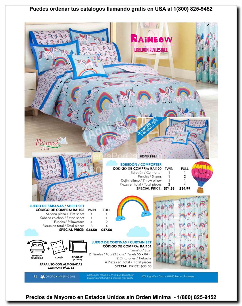 Llamanos al 1(800) 825-9452<br>Catalogos USA<br>(84 of 129)