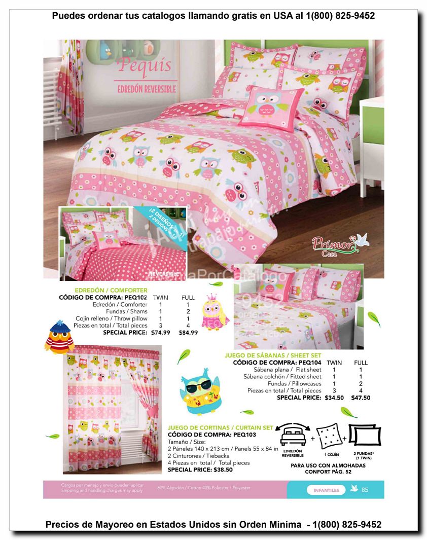 Llamanos al 1(800) 825-9452<br>Catalogos USA<br>(85 of 129)