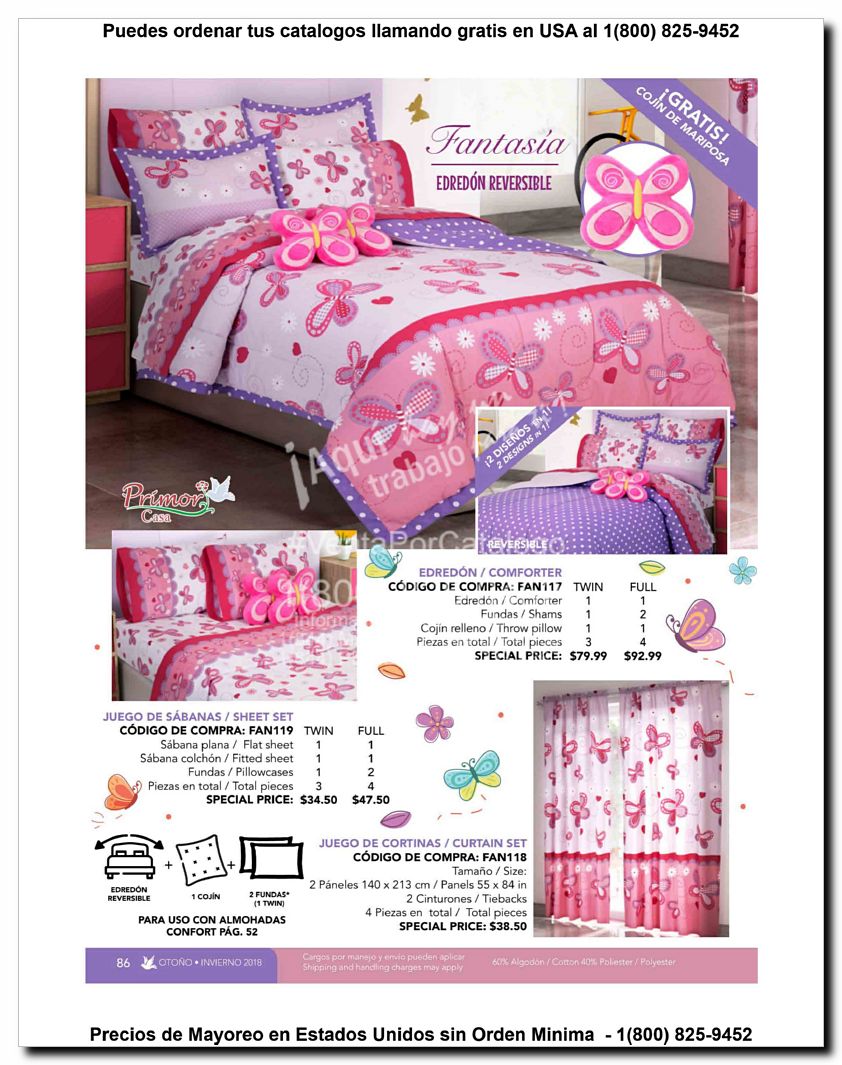 Llamanos al 1(800) 825-9452<br>Catalogos USA<br>(86 of 129)