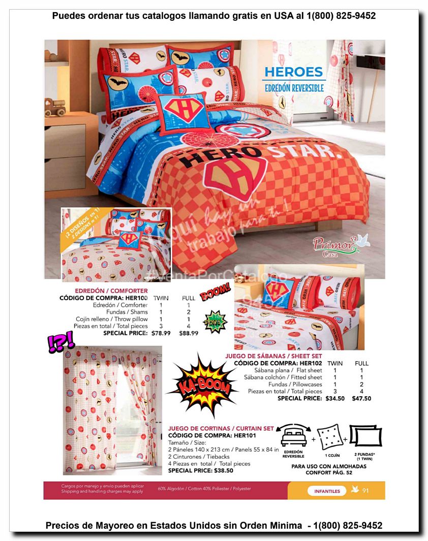 Llamanos al 1(800) 825-9452<br>Catalogos USA<br>(91 of 129)