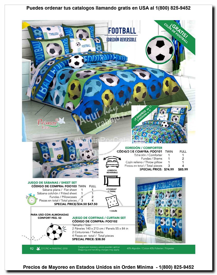 Llamanos al 1(800) 825-9452<br>Catalogos USA<br>(92 of 129)