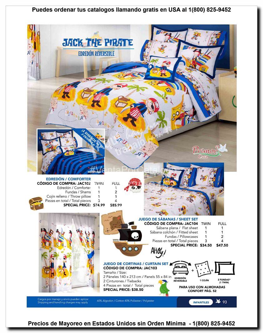 Llamanos al 1(800) 825-9452<br>Catalogos USA<br>(93 of 129)