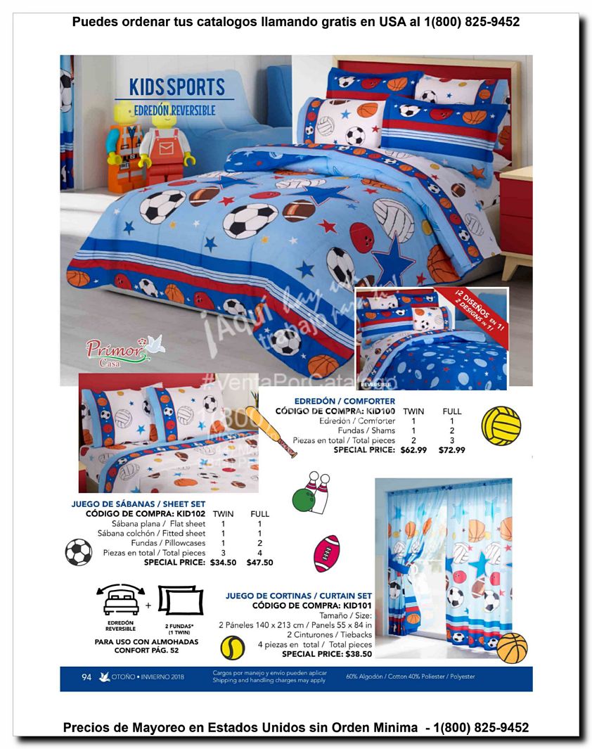 Llamanos al 1(800) 825-9452<br>Catalogos USA<br>(94 of 129)