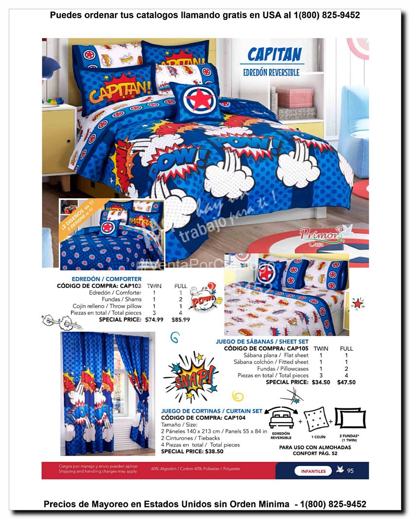 Llamanos al 1(800) 825-9452<br>Catalogos USA<br>(95 of 129)