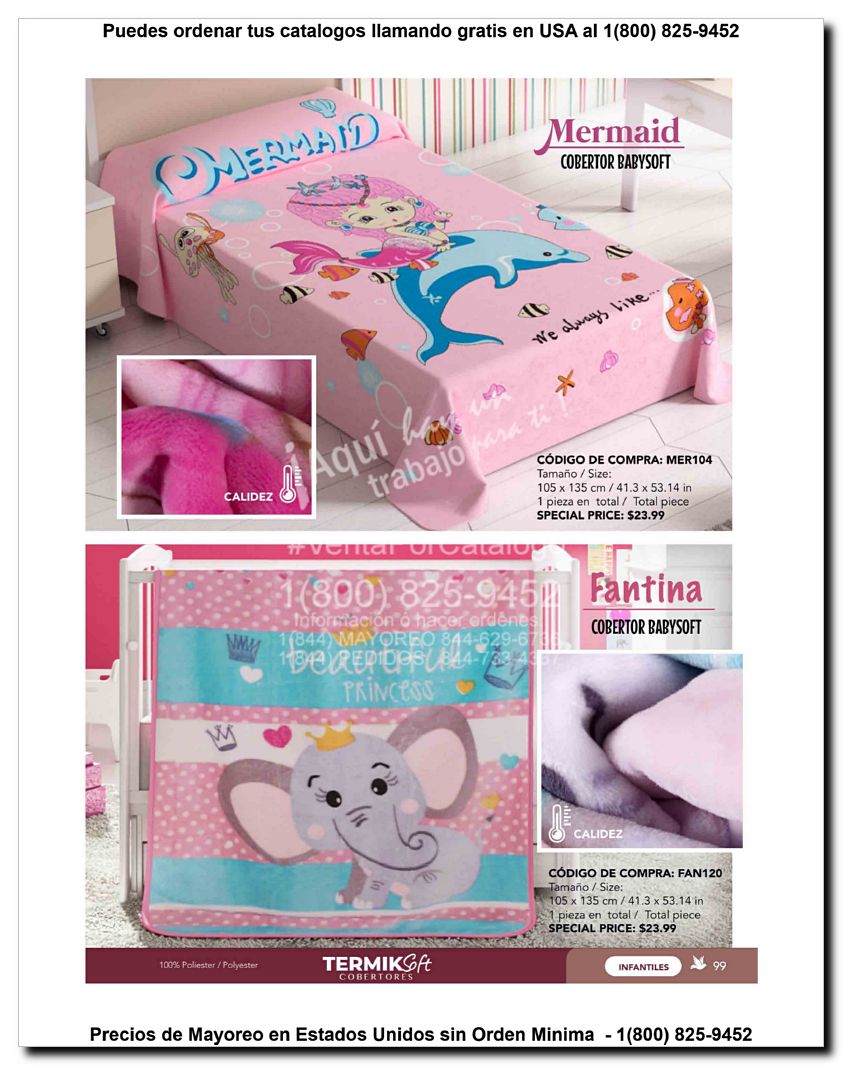 Llamanos al 1(800) 825-9452<br>Catalogos USA<br>(99 of 129)