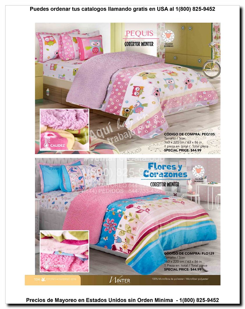 Llamanos al 1(800) 825-9452<br>Catalogos USA<br>(104 of 129)