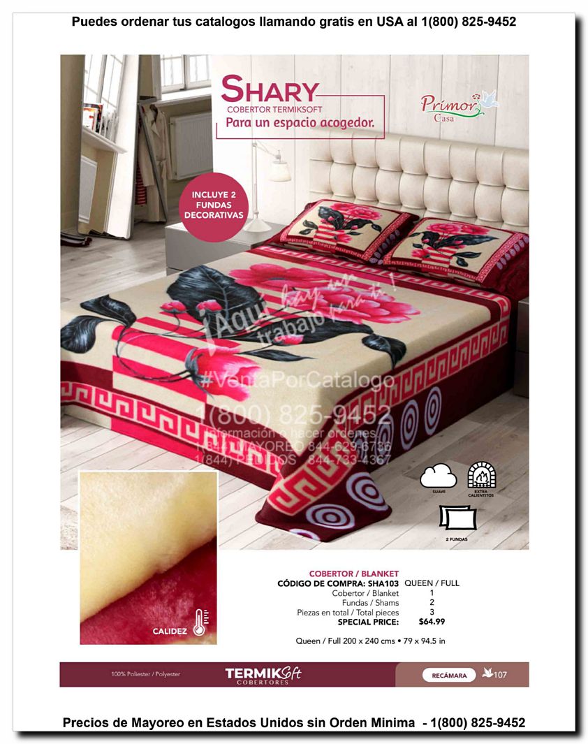 Llamanos al 1(800) 825-9452<br>Catalogos USA<br>(107 of 129)