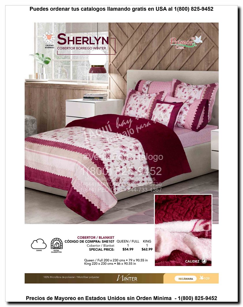 Llamanos al 1(800) 825-9452<br>Catalogos USA<br>(109 of 129)