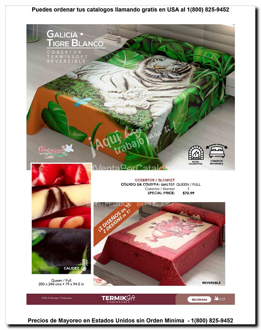 Llamanos al 1(800) 825-9452<br>Catalogos USA<br>(117 of 129)