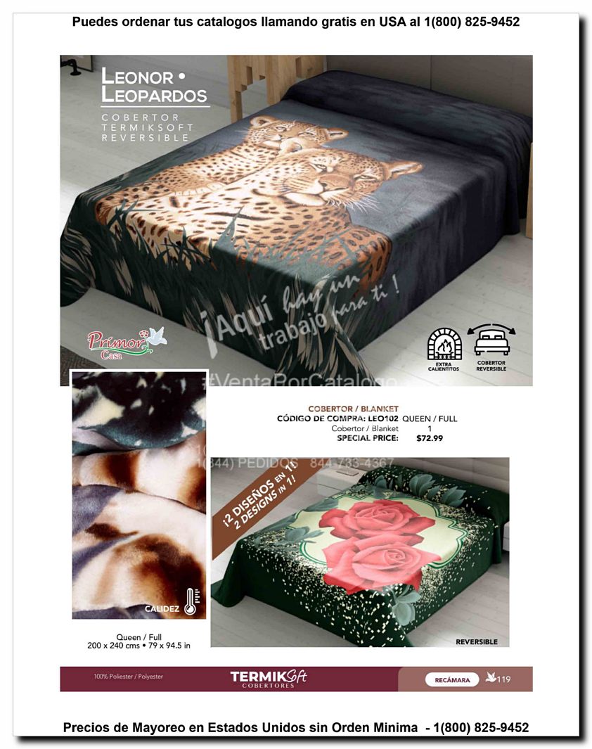 Llamanos al 1(800) 825-9452<br>Catalogos USA<br>(119 of 129)