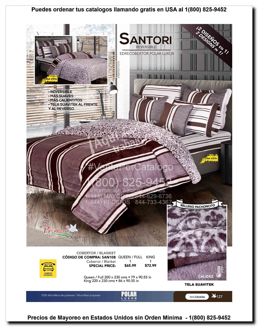 Llamanos al 1(800) 825-9452<br>Catalogos USA<br>(127 of 129)