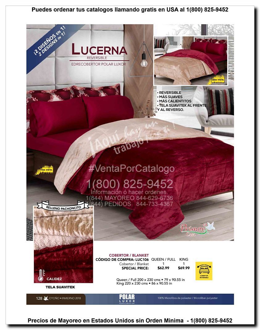 Llamanos al 1(800) 825-9452<br>Catalogos USA<br>(128 of 129)